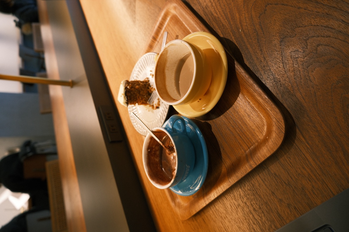Coffee and cake in Sapporo